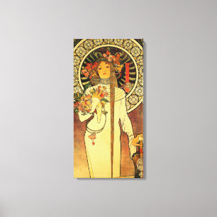 Alfonse Mucha Trappistine Nouveau Leinwanddruck