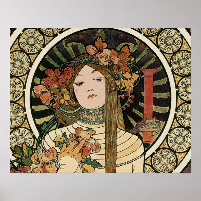 Alfonse Mucha Trappistine Nouveau Poster (Vorne)