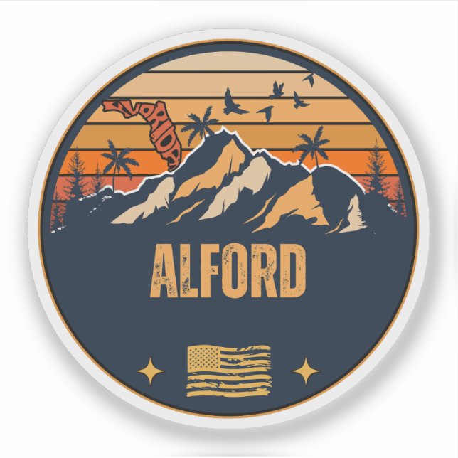 Alford, Florida Aufkleber (Vorderseite)