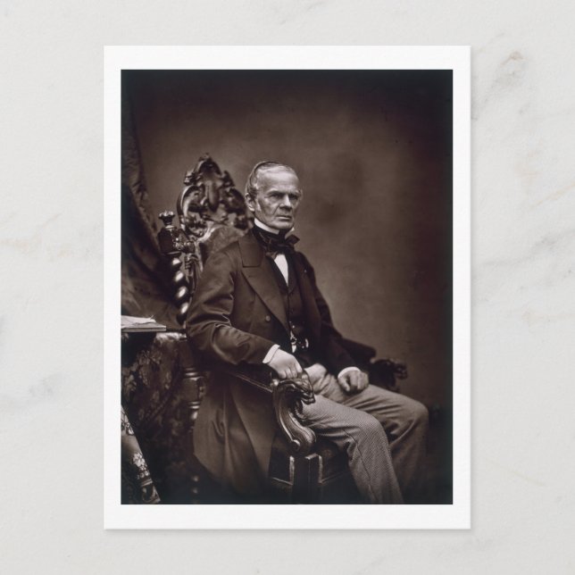 Alfred Auguste Cuvillier-Fleury (1802-87), von "G Postkarte (Vorderseite)