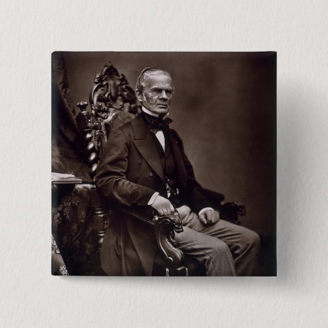 Alfred Auguste Cuvillier-Liliengeschmückt Button (Vorderseite)