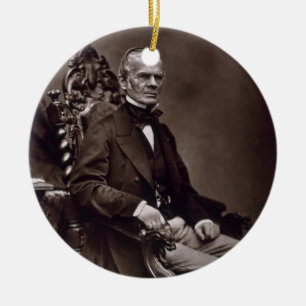 Alfred Auguste Cuvillier-Liliengeschmückt Keramik Ornament