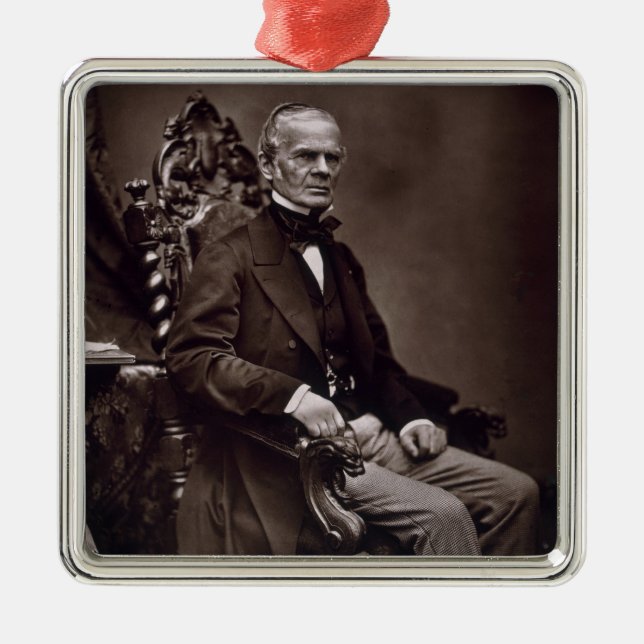 Alfred Auguste Cuvillier-Liliengeschmückt Silbernes Ornament (Vorne)