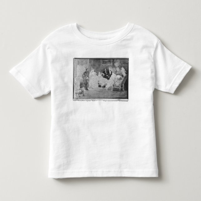 Alfred de Musset Eugene Delacroix Kleinkind T-shirt (Vorderseite)