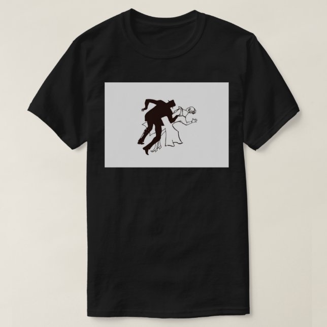 Alfred Hitchcock’s Vertigo Mask T-Shirt (Design vorne)