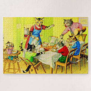 Alfred Mainzer cats Dinner Desaster