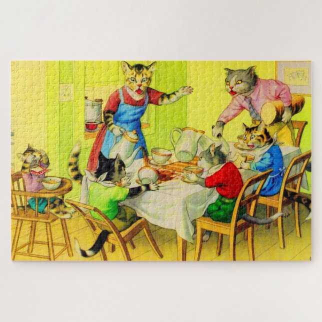 Alfred Mainzer cats Dinner Desaster (Horizontal)
