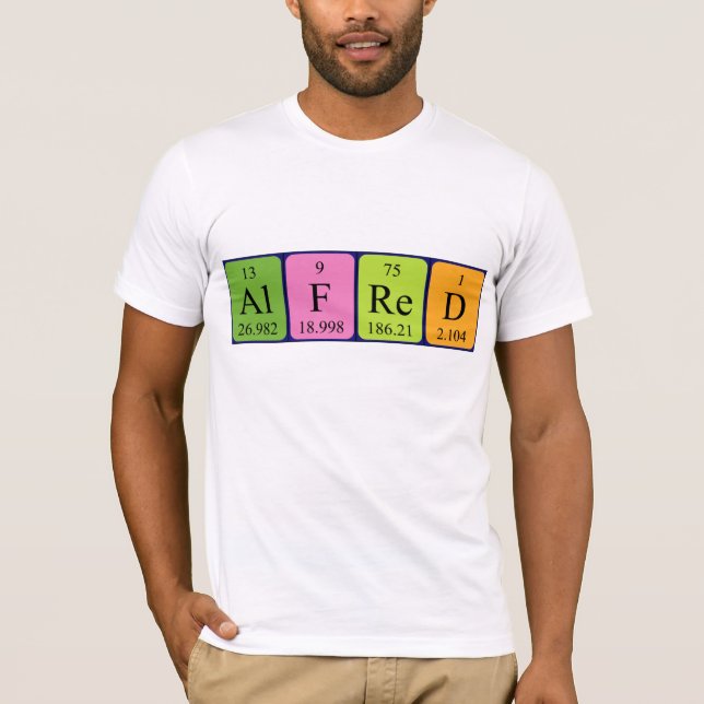 Alfred Periodenname Shirt (Vorderseite)