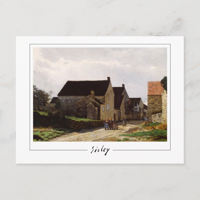Alfred Sisley #10 - Fine Art Postcard Postkarte (Vorderseite)