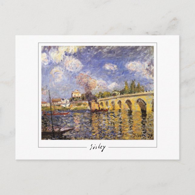 Alfred Sisley #90 - Fine Art Postcard Postkarte (Vorderseite)