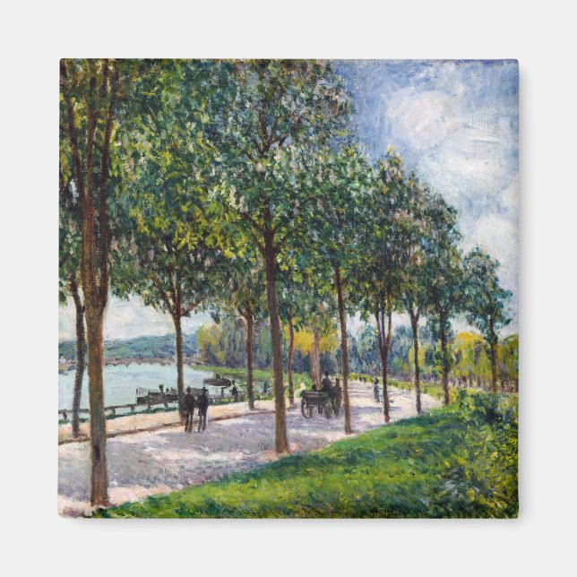 Alfred Sisley - Allee of Kastanienbäume Magnet (Vorne)