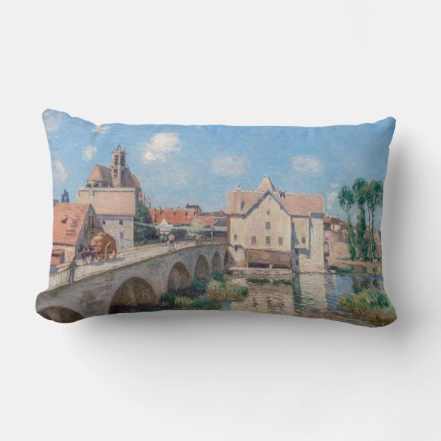 Alfred Sisley artwork - Le Pont de Moret Lendenkissen (Vorderseite)