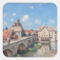 Alfred Sisley artwork - Le Pont de Moret