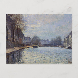 Alfred Sisley Aussicht auf den Canal St-Martin, Postkarte