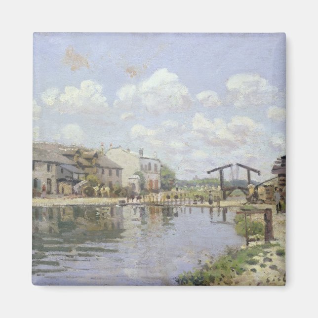 Alfred Sisley | Canal Saint-Martin, Paris Magnet (Vorne)