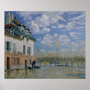 Alfred Sisley   das Boot in der Flut, Poster