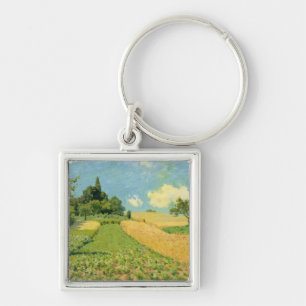 Alfred Sisley das Getreidefeld Schlüsselanhänger
