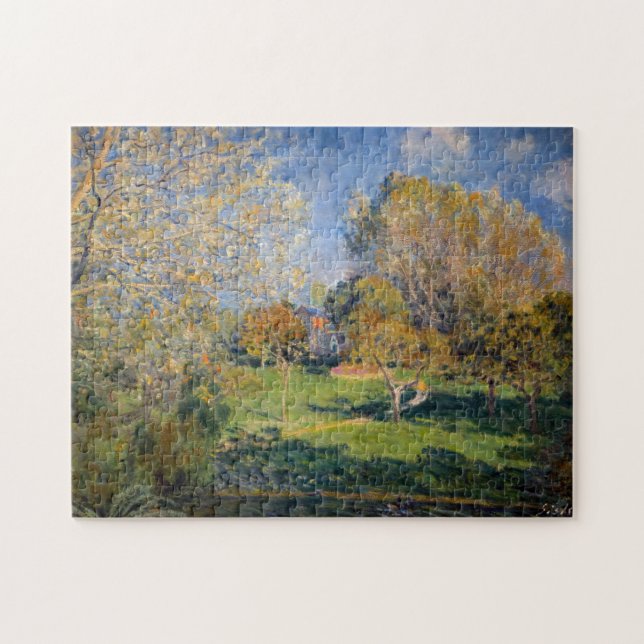 Alfred Sisley - Der Garten von Hoschede, Montgeron (Horizontal)