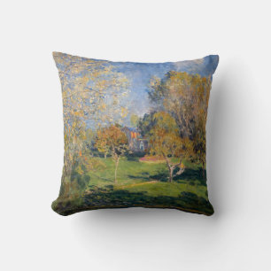 Alfred Sisley - Der Hoschede-Garten, Montgeron Kissen