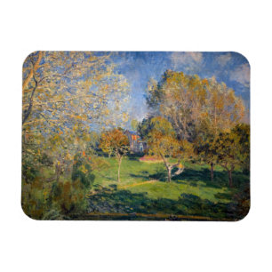 Alfred Sisley - Der Hoschede-Garten, Montgeron Magnet