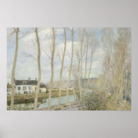 Alfred Sisley - Der Loingkanal