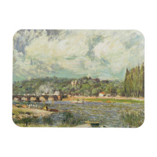 Alfred Sisley die Brücke bei Sevres Magnet