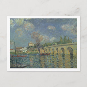 Alfred Sisley Die Brücke Postkarte