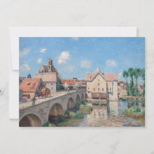 Alfred Sisley - Die Brücke von Moret Einladung
