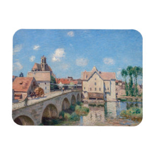 Alfred Sisley - Die Brücke von Moret Magnet