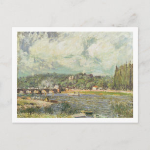Alfred Sisley Die Brücke von Sevres Postkarte