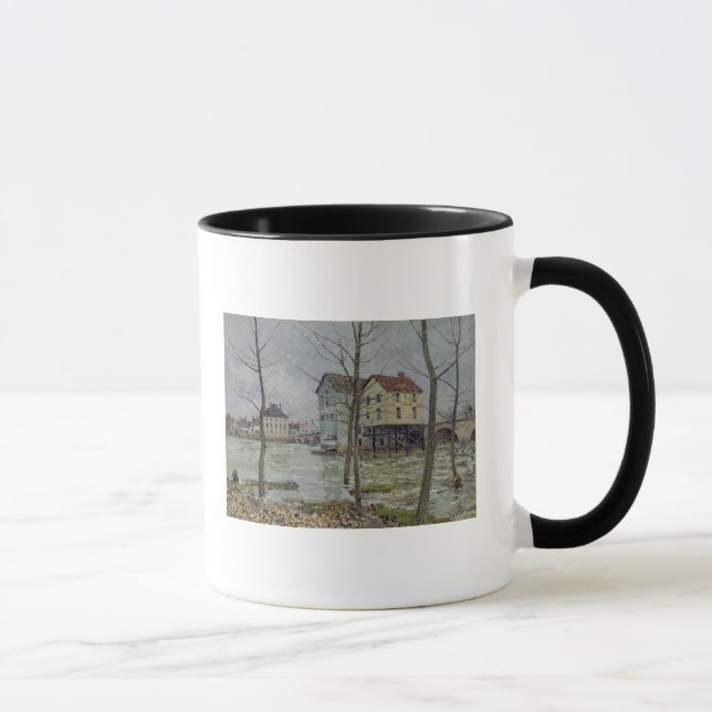 Alfred Sisley | die Mühlen am Moret-sur-Loing Tasse (Rechts)