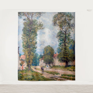 Alfred Sisley - Die Straße nach Versailles Wandteppich