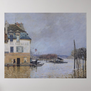 Alfred Sisley   Die Überschwemmung in Port-Marly Poster