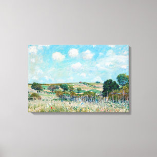 Alfred Sisley - Die Wiese Leinwanddruck