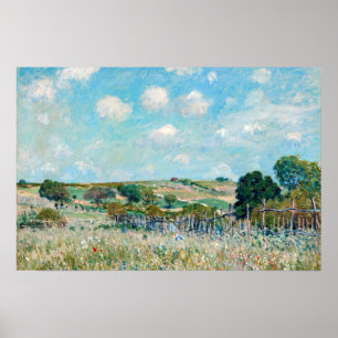 Alfred Sisley - Die Wiese Poster