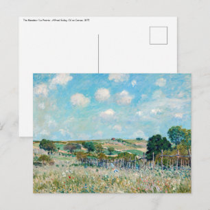 Alfred Sisley - Die Wiese Postkarte