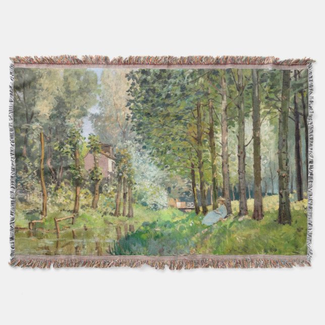 Alfred Sisley - Erholung entlang der Straße Decke (Vorderseite)