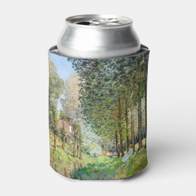 Alfred Sisley - Erholung entlang der Straße Dosenkühler (Kanne Vorderseite)