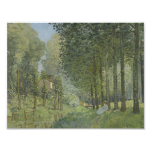Alfred Sisley - Erholung entlang der Straße Fotodruck