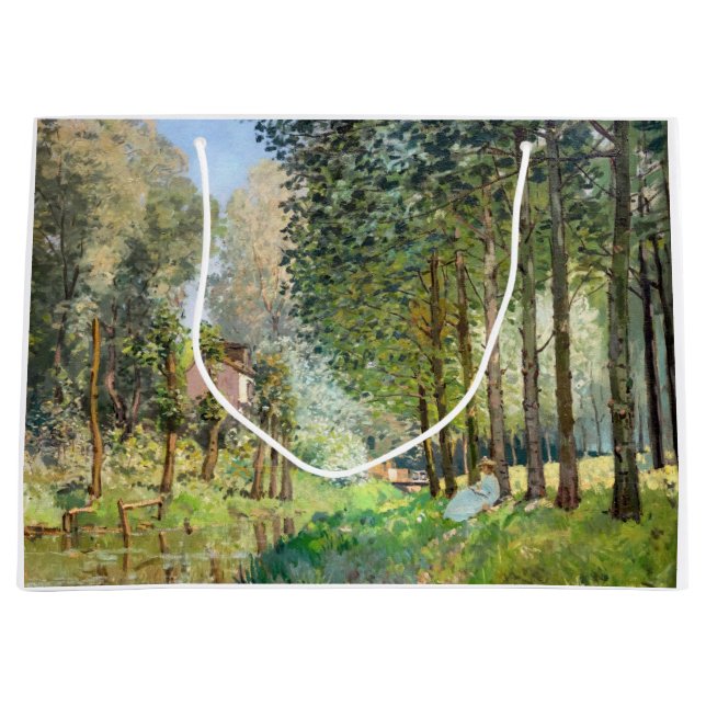 Alfred Sisley - Erholung entlang der Straße Große Geschenktüte (Vorderseite)