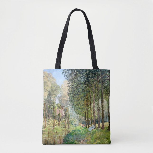 Alfred Sisley - Erholung entlang der Straße Tasche (Vorderseite)