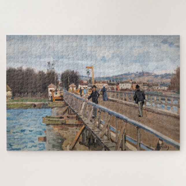 Alfred Sisley - Footbridge in Argenteuil (Horizontal)