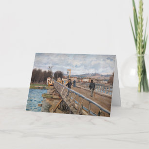 Alfred Sisley - Footbridge in Argenteuil Karte