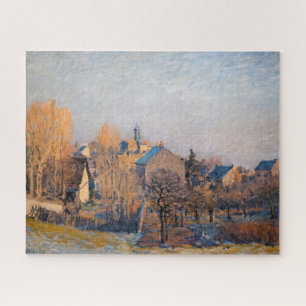 Alfred Sisley - Frostiger Morgen in Louveciennes