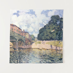 Alfred Sisley Hampton Court Bridge Wandteppich