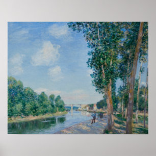 Alfred Sisley - Heiliges-Mammes. Juni-Sonnenschein Poster