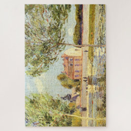 Alfred Sisley Houses on the banks of the Loing