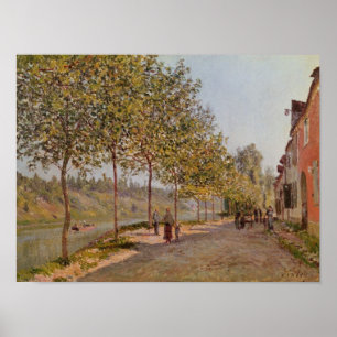 Alfred Sisley Juni Morgen in Saint-Mammes Poster