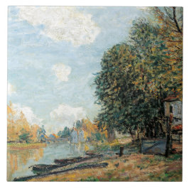 Alfred Sisley Moret: Die Banken des Loing Fliese