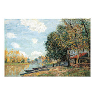 Alfred Sisley Moret: Die Banken des Loing Fotodruck